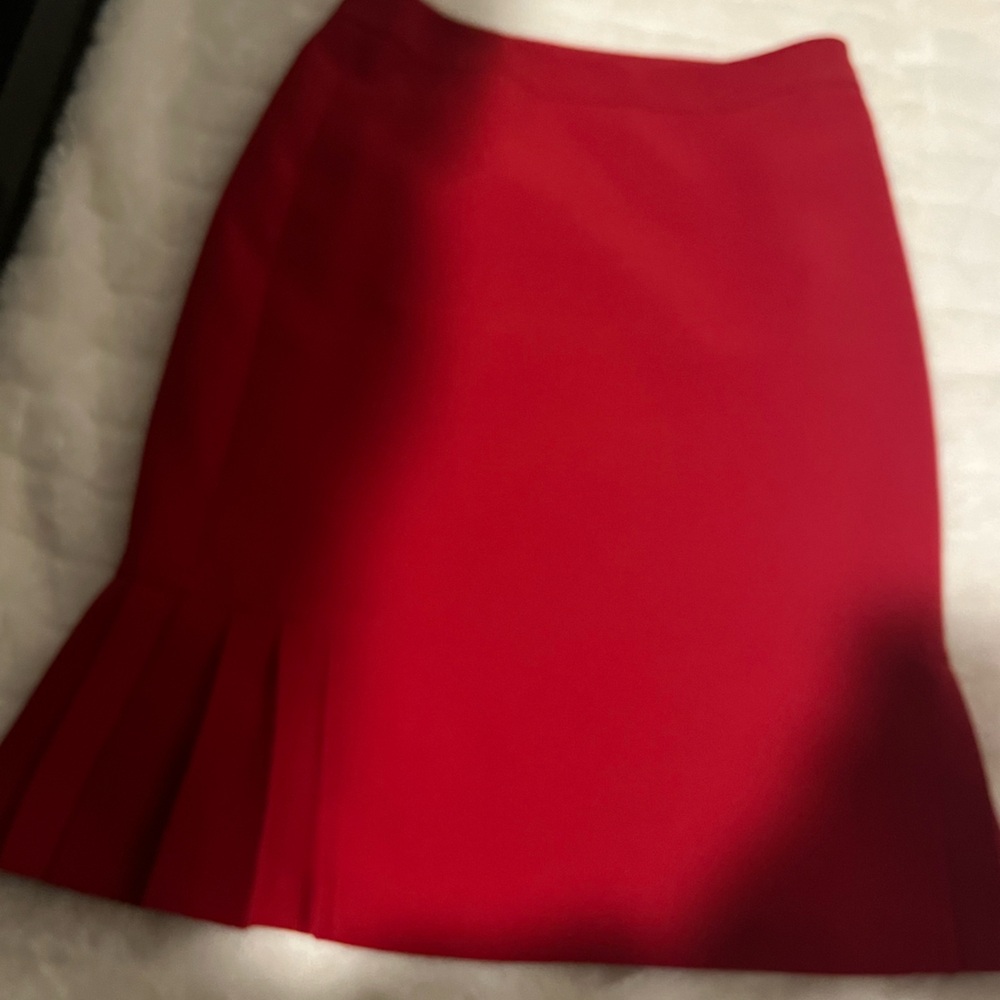 Elegant Red Women's Skirt